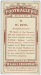 W. Reid (Glasgow Rangers).