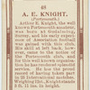 A. E. Knight (Portsmouth).