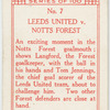 Leeds United v. Notts Forest.
