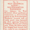 West Bromwich Albion v. Wolverhampton Wanderers.