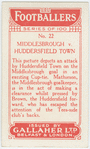 Middlesbrough v. Huddersfield Town.