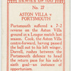 Aston Villa v. Portsmouth.