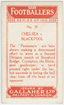 Chelsea v. Blackpool.