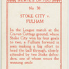 Stoke City v. Fulham.