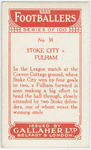 Stoke City v. Fulham.