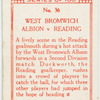 West Bromwich Albion v. Reading.