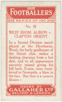 West Brom. Albion v. Clapton Orient.
