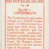 Celtic v. Cowdenbeath.