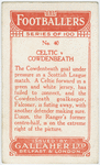 Celtic v. Cowdenbeath.