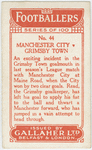 Manchester City v. Grimsby Town.