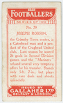 Joseph Robson.