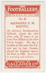 Alexander E. M. Keeping.