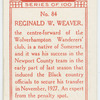 Reginald W. Weaver.