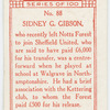 Sidney G. Gibson.