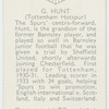 G. Hunt (Tottenham Hostspur)