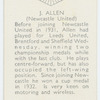 J. Allen (Newcastle United)