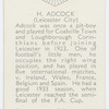 H. Adcock (Leicester City)