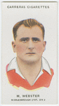 M. Webster (Middlebrough)