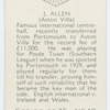 J. Allen (Aston Villa)