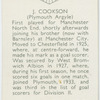 J. Cookson (Plymouth Argyles)