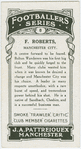 F. Roberts, Manchester City.
