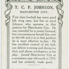 T. C. F. Johnson, Manchester City.