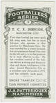T. C. F. Johnson, Manchester City.