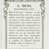 G. Hicks, Manchester City.