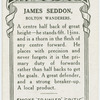 James Seddon, Bolton Wanderers.