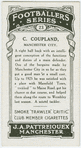 C. Coupland, Manchester City.