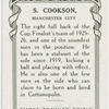 S. Cookson, Manchester City.