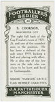 S. Cookson, Manchester City.