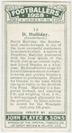 D. Halliday (Sunderland).