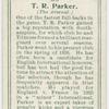 T. R. Parker (The Arsenal).