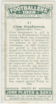 Clem Stephenson (Huddersfield Town).