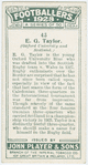 E. G. Taylor (Oxford University and Scotland).