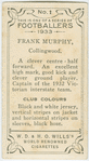 Frank Murphy, Collingwood.