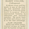 Harry Collier, Collingwood.