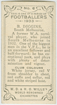 B. Diggins, South Melbourne.