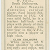 W. Faul, South Melbourne.