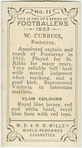 W. Cubbins, Footscray.
