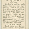 H. Vallence, Carlton.