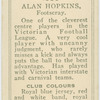 Alan Hopkins, Footscray.