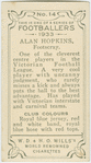 Alan Hopkins, Footscray.