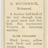 B. McCormack, Richmond.