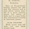 H. Oakey, Essendon.