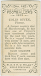 Colin Niven, Fitzroy.