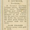 F. Seymour, Northcote.