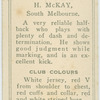 H. McKay, South Melbourne.