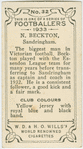 N. Beckton, Sandringham.